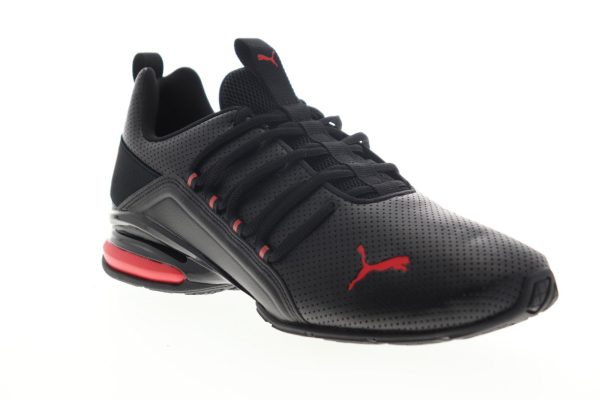 Puma Axelion Perf 19355504 Mens Black Athletic Running Shoes For Discount - Image 2