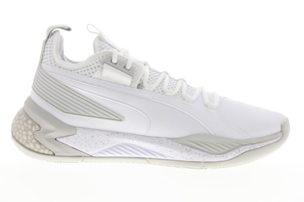 Puma Uproar Hybrid Court Core 19277510 Mens White Mesh Athletic Basketball Shoes Online