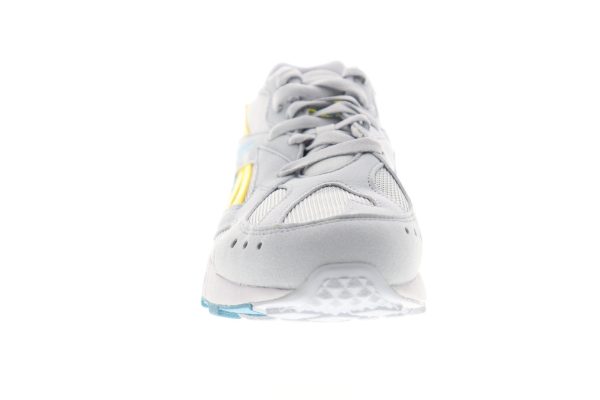 Reebok Aztrek DV4275 Mens Gray Suede Low Top Lace Up Lifestyle Sneakers Shoes on Sale - Image 3