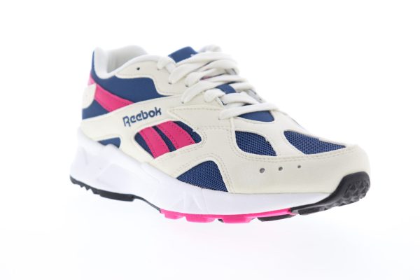 Reebok Aztrek CN7068 Mens Beige Tan Low Top Lace Up Lifestyle Sneakers Shoes Fashion - Image 2