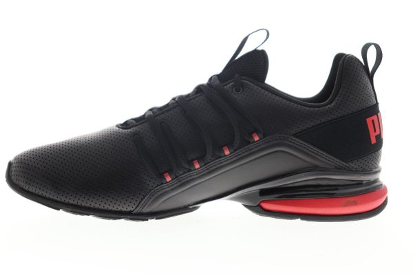 Puma Axelion Perf 19355504 Mens Black Athletic Running Shoes For Discount - Image 5
