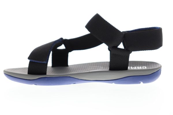 Camper Match 18824-046 Mens Black Canvas Sport Sandals Shoes Sale - Image 5