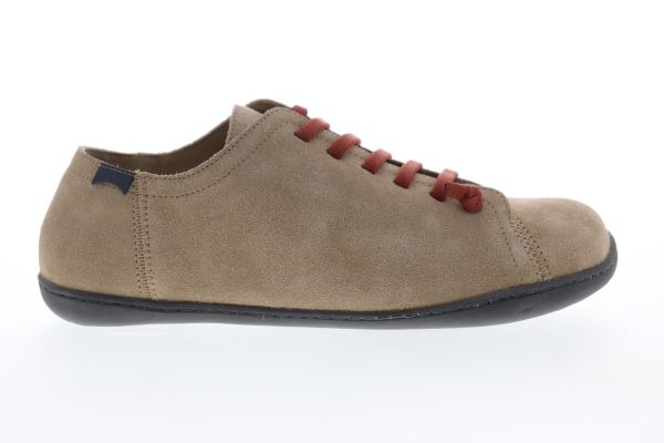 Camper Peu Cami 17665-183 Mens Brown Suede Low Top Lace Up Euro Sneakers Shoes Online now