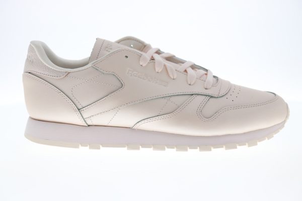 Reebok Classic Leather CN5467 Womens Pink Low Top Lifestyle Sneakers Shoes For Sale