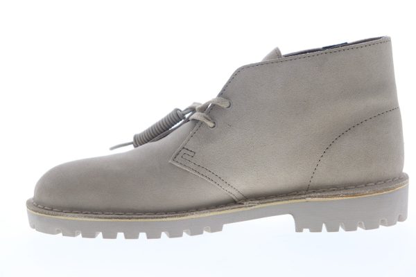 Clarks Desert Rock Gore-Tex GTX Beams 26147141 Mens Gray Suede Desert Boots For Cheap - Image 5