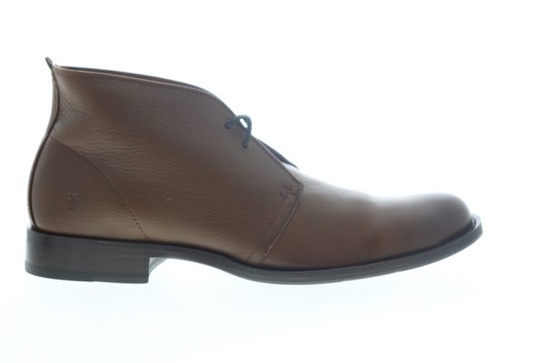 Frye Phillip Chukka 80688 Mens Brown Leather Lace Up Chukkas Boots For Sale