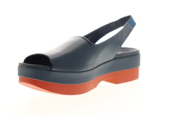 Camper Memphis 22596-001 Womens Blue Leather Slingback Sandals Shoes Discount - Image 4
