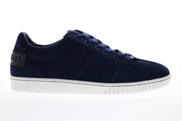Diesel S-Millenium Lc Mens Blue Suede Lace Up Lifestyle Sneakers Shoes on Sale