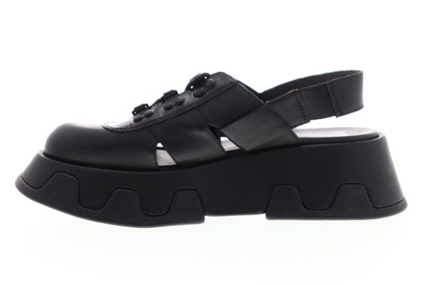 Camper Wilma Extrem K200259-005 Womens Black Leather Slingback Sandals Shoes Online now - Image 5