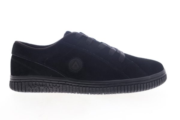 Airwalk The One AW00221-001 Mens Black Suede Skate Sneakers Shoes Online now