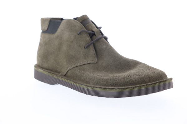 Camper Morrys K300202-004 Mens Green Suede Mid Top Lace Up Chukkas Boots Hot on Sale - Image 2