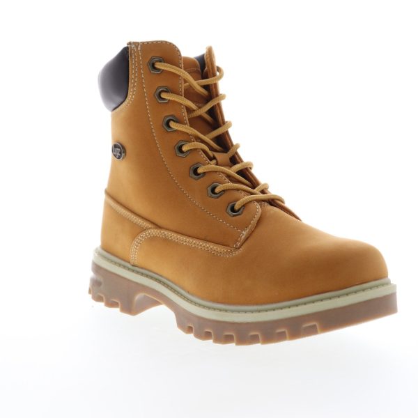 Lugz Empire Hi Wr GEMPHK-747 Mens Brown Leather Lace Up Casual Dress Boots Online Hot Sale - Image 2