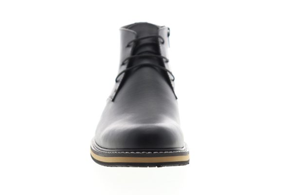 English Laundry Haddock EK503S72 Mens Black Leather Lace Up Chukkas Boots on Sale - Image 3