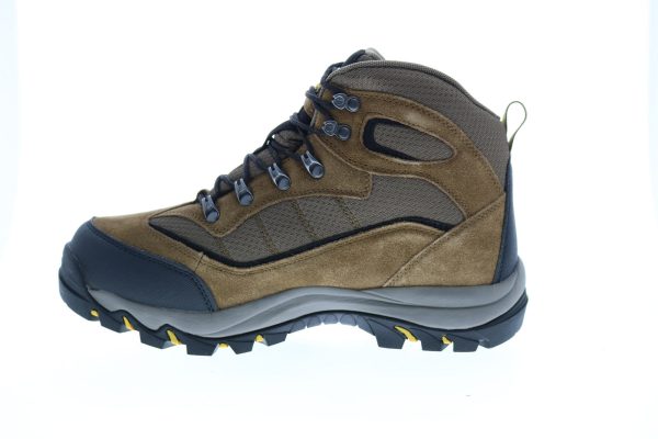 Hi-Tec WildWood Waterproof 54246 Mens Brown Suede Lace Up Hiking Boots For Cheap - Image 5