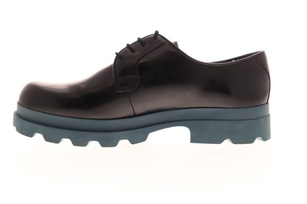 Camper Mil 22074-026 Womens Black Leather Lace Up Oxford Flats Shoes Hot on Sale - Image 5