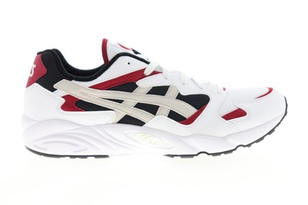 Asics Gel Diablo HY7H1-100 Mens White Mesh Low Top Lifestyle Sneakers Shoes on Sale