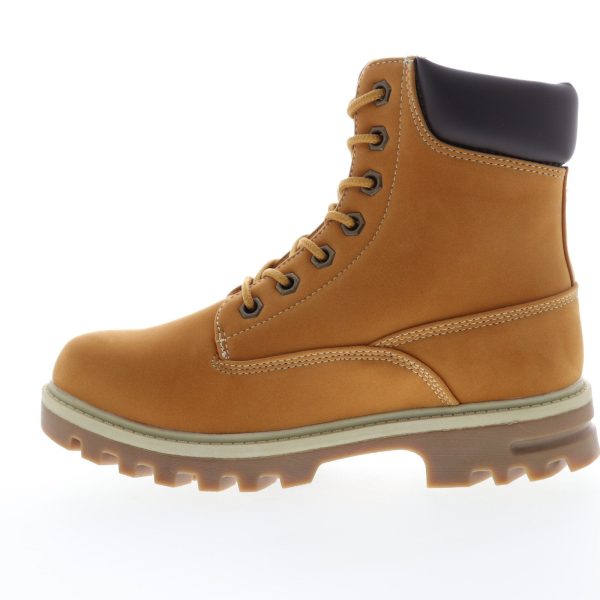 Lugz Empire Hi Wr GEMPHK-747 Mens Brown Leather Lace Up Casual Dress Boots Online Hot Sale - Image 5