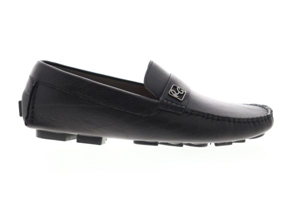 Robert Graham Grapewin RG5312S Mens Black Loafers & Slip Ons Moccasin Shoes Supply