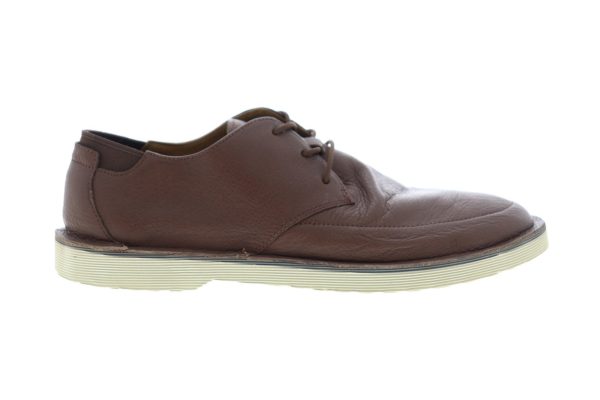 Camper Morrys K100295-006 Mens Brown Leather Low Top Plain Toe Oxfords Shoes Online Sale