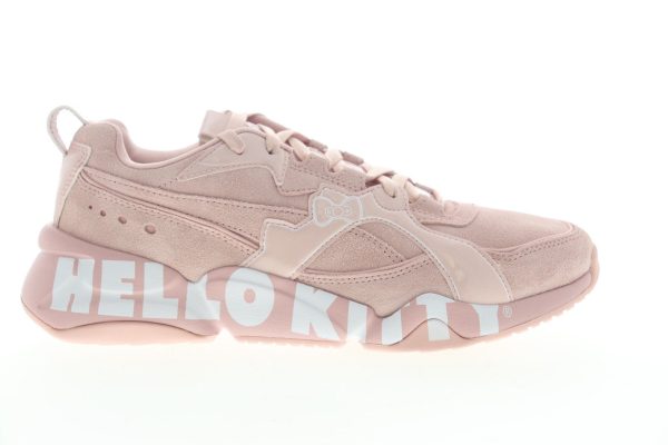 Puma Nova 2 X Hello Kitty 37232701 Womens Pink Suede Lifestyle Sneakers Shoes Online Sale