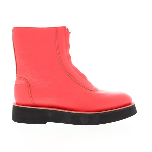 Camper Tyra K400305-003 Womens Pink Leather Zipper Casual Dress Boots Online Hot Sale