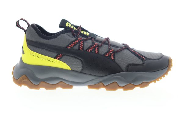 Puma Ember Trail 19313004 Mens Black Canvas Low Top Athletic Running Shoes Online now