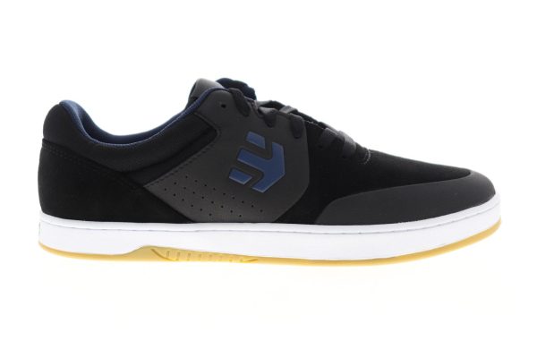 Etnies Marana Mens Black Suede Low Top Lace Up Skate Sneakers Shoes Sale