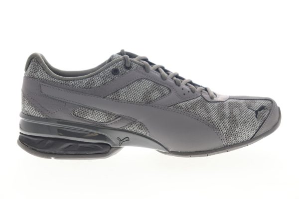 Puma Tazon 6 Camo 19284802 Mens Gray Canvas Lace Up Athletic Running Shoes For Sale