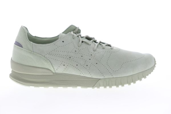 Onitsuka Tiger Samsara LO D714L-0808 Mens Green Suede Lifestyle Sneakers Shoes For Cheap