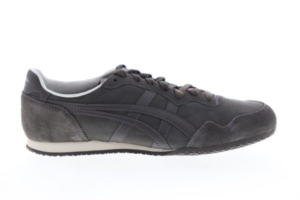 Onitsuka Tiger Serrano 1183A058-252 Mens Gray Suede Lifestyle Sneakers Shoes Sale