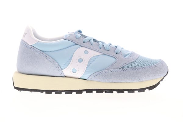 Saucony Jazz Original Vintage S60368-41 Womens Blue Lifestyle Sneakers Shoes Cheap