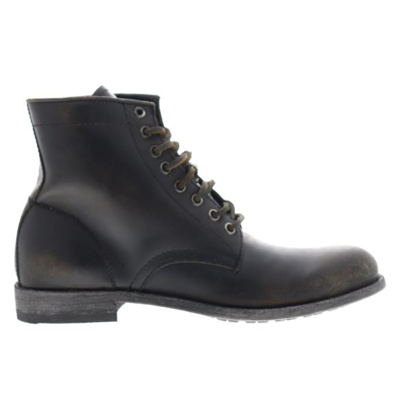 Frye Tyler Lace Up 86071 Mens Black Leather Lace Up Casual Dress Boots Online now
