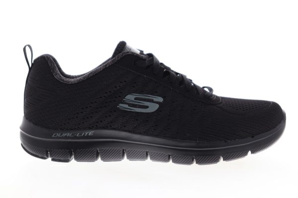 Skechers Flex Advantage 2.0 The Happs 52185 Mens Black Lifestyle Sneakers Shoes Supply