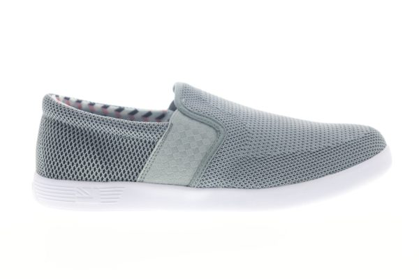 Ben Sherman Presely Slip On V2 BNMS19108 Mens Gray Mesh Lifestyle Sneakers Shoes Sale