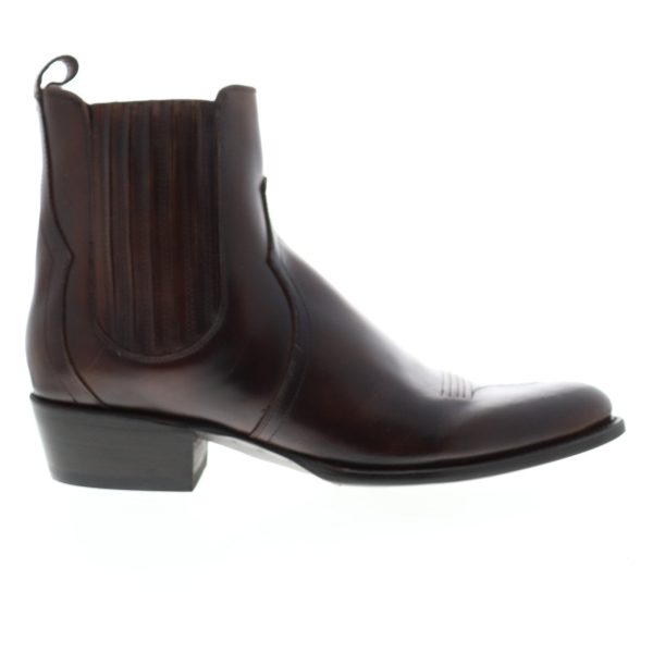 Frye Grady Chelsea 81323 Mens Brown Leather Slip On Boots Cheap