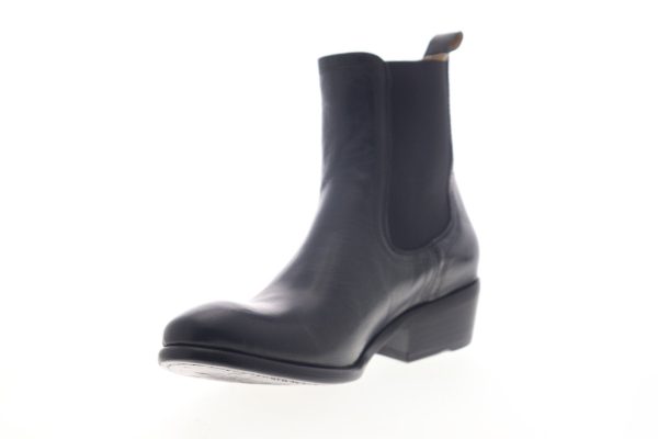Frye Carson Chelsea 76676 Womens Black Leather Slip On Boots Cheap - Image 4