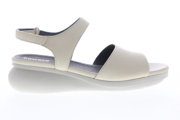 Camper Balloon K200301-003 Womens Beige Tan Leather Slingback Sandals Shoes Online