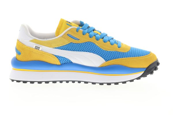 Puma Style Rider Stream ON 37152703 Mens Blue Mesh Lifestyle Sneakers Shoes Online now
