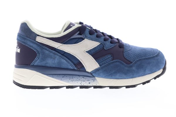 Diadora N9002 Premium 175090-60033 Mens Blue Suede Lifestyle Sneakers Shoes Fashion
