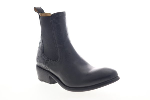 Frye Carson Chelsea 76676 Womens Black Leather Slip On Boots Cheap - Image 2