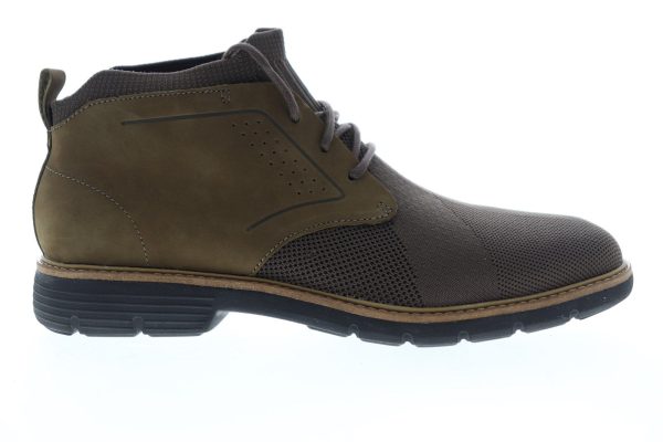 Mark Nason Lite Lugg Webster 68979 Mens Brown Canvas Mid Top Chukkas Boots Online Hot Sale