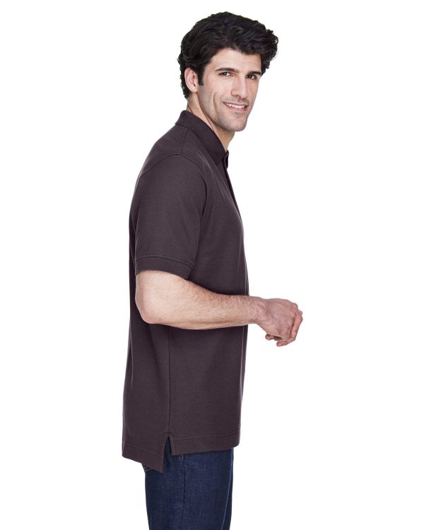 Devon & Jones Fine Pima Pique Polo Shirt | Espresso Online Hot Sale - Image 3