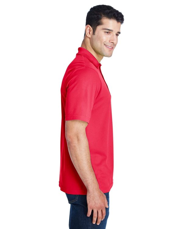 Core 365 Origin Mens Tall Performance Pique Polo Shirt | Classic Red Discount - Image 3
