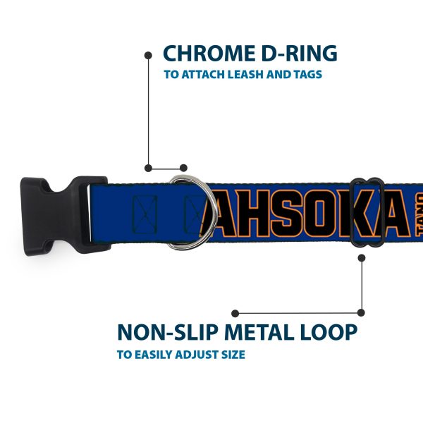 Plastic Clip Collar - Star Wars TANO AHSOKA Pose Jedi Order Insignia Blues Gray Discount - Image 5
